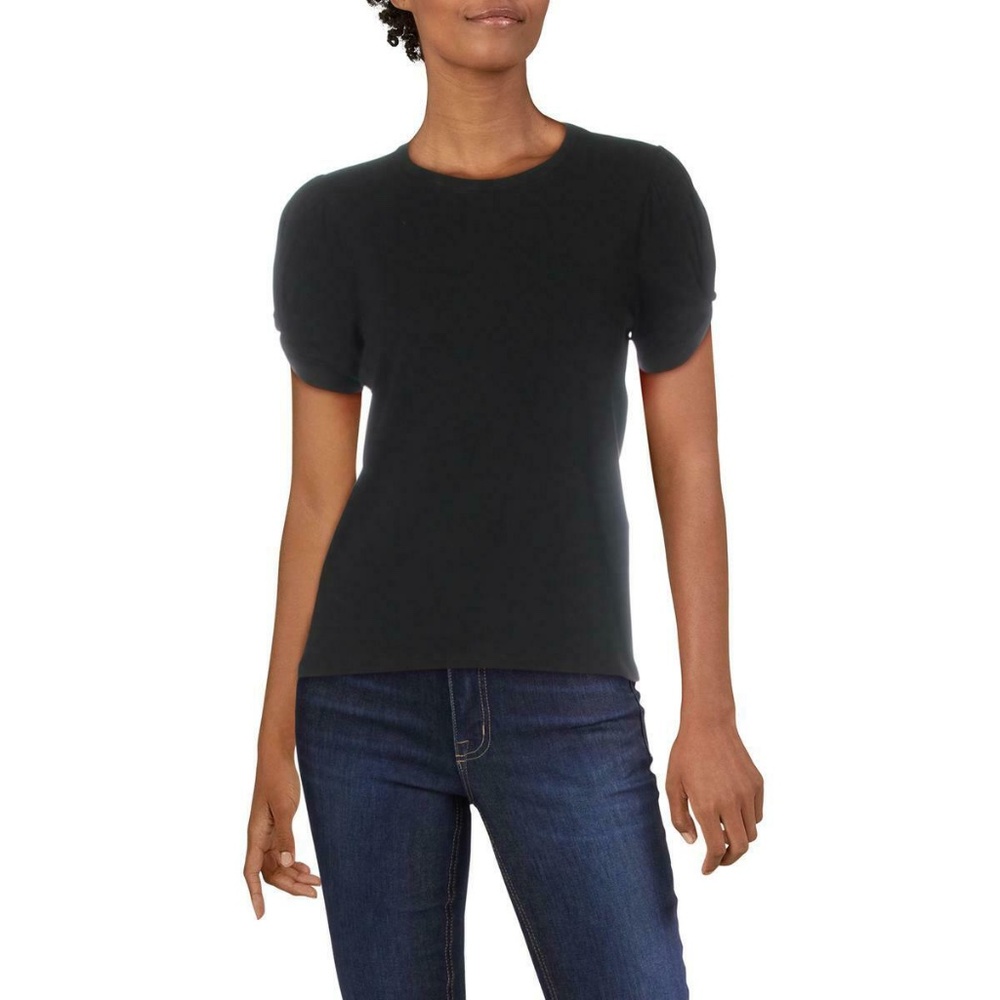 Aqua Short Sleeve Crew Neck Top NWT